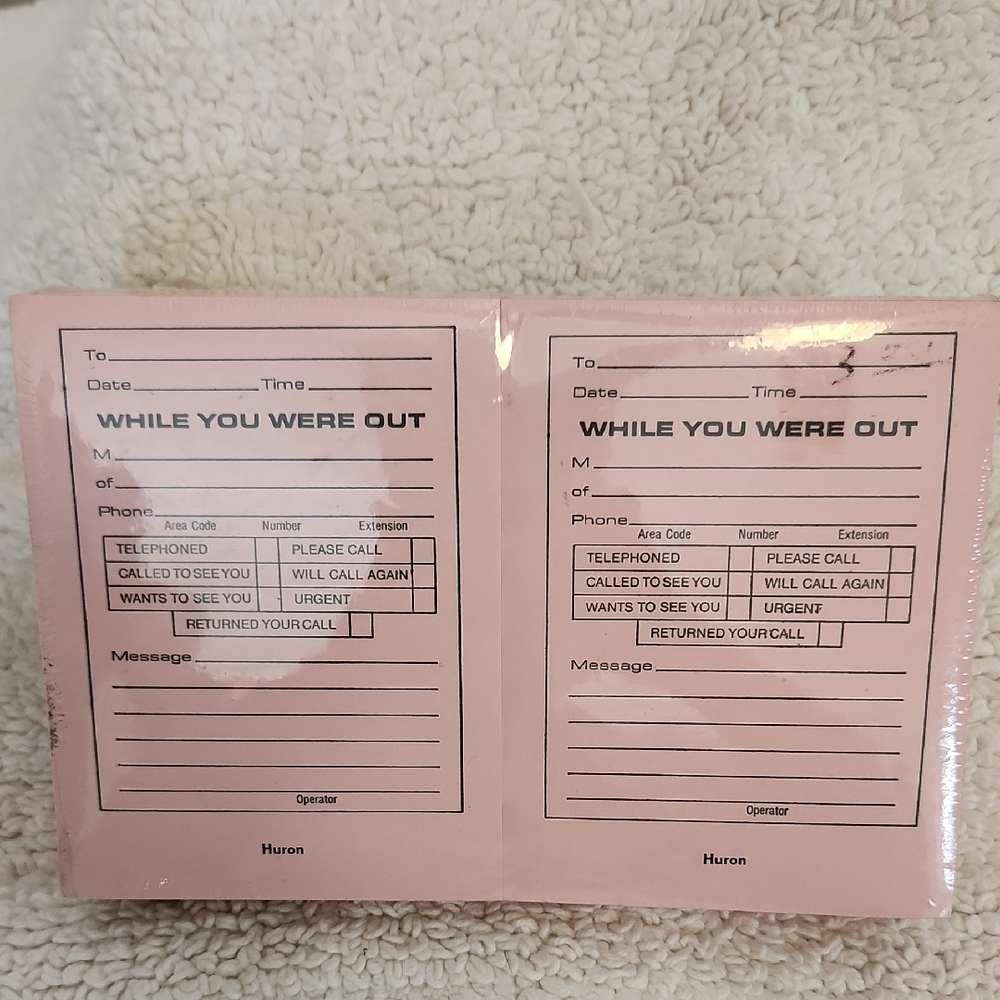 Pack Of 24 Pink Message Pads for Office Use